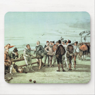 Die Armada von 1888 im Anblick Mousepad