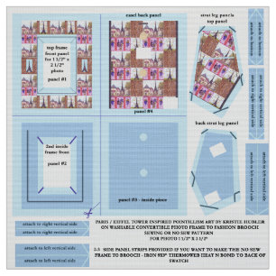 Die Armbanduhr aus Paris Eiffel macht Foto-Maske Stoff