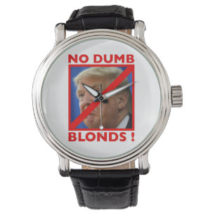 Die Armbanduhr der Herren ist keine Dumb Blonds.
