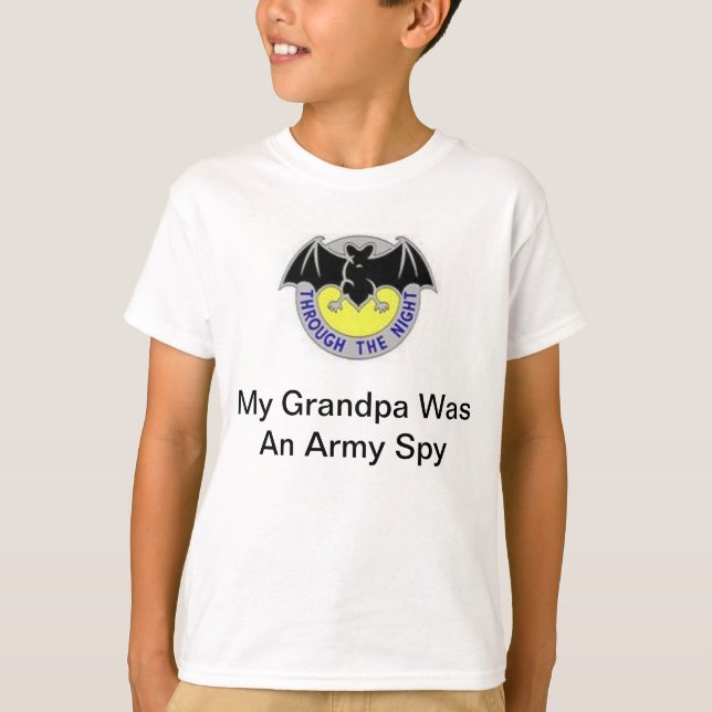 Die Armee-Sicherheits-Agentur-Großvater-Shirt des T-Shirt (Vorderseite)
