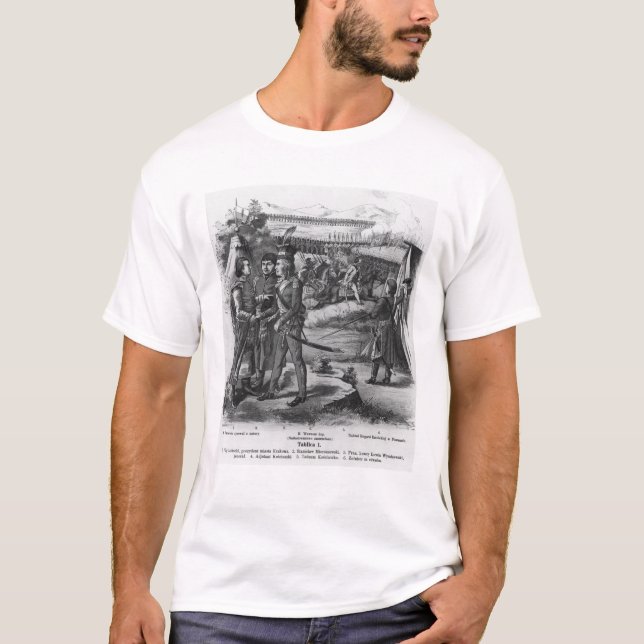 Die Armee von Tadeusz Kosciuszko, 1794 T-Shirt (Vorderseite)