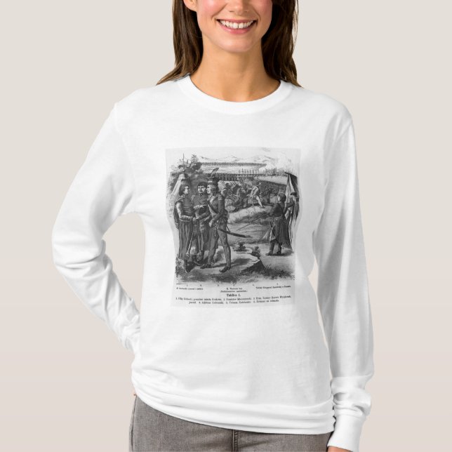 Die Armee von Tadeusz Kosciuszko, 1794 T-Shirt (Vorderseite)