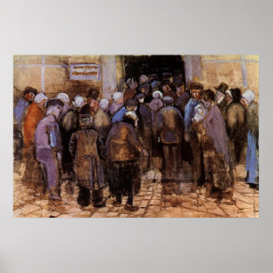 Die Armen und das Geld von Vincent van Gogh Poster