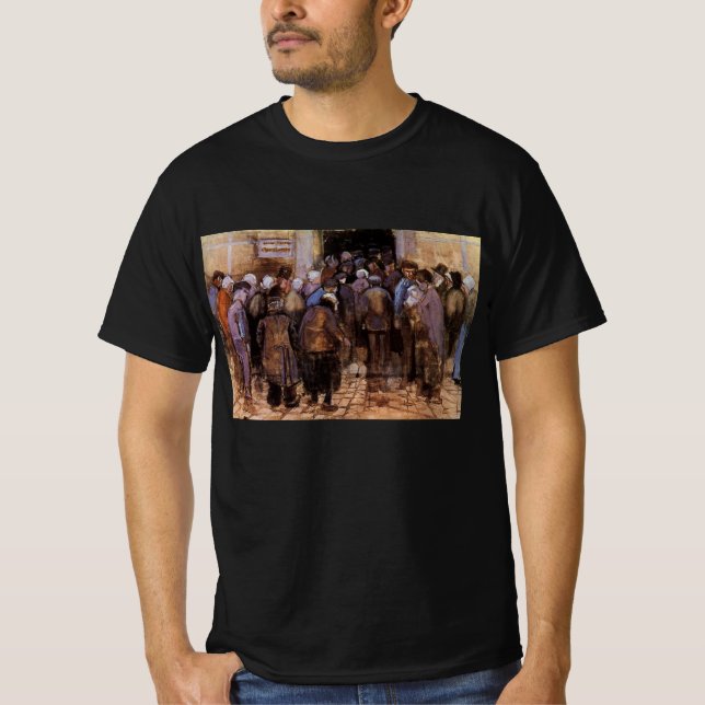 Die Armen und das Geld von Vincent van Gogh T-Shirt (Vorderseite)