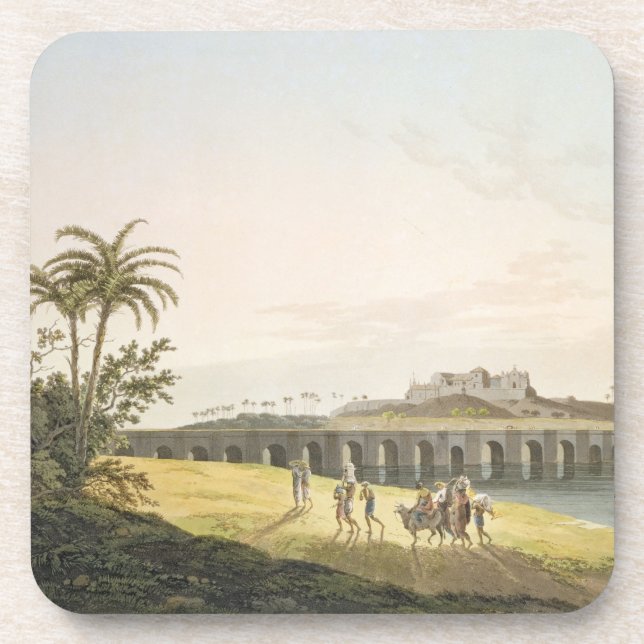 Die armenische Brücke, nahe St Thomas Berg, Madr Untersetzer (Vorderseite)