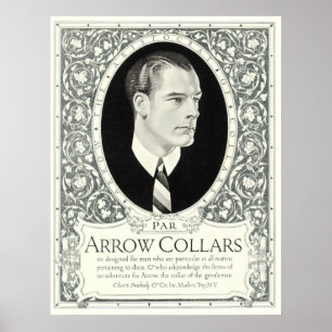 Die Arrow Collar Man Vintag Fashion Ad Poster