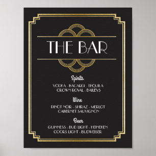 Die Art Deco Rezeption der Bar zwanziger Jahre Poster