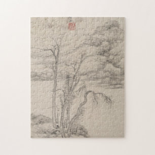 Die Art der verschiedenen Landschaft der alte Puzzle