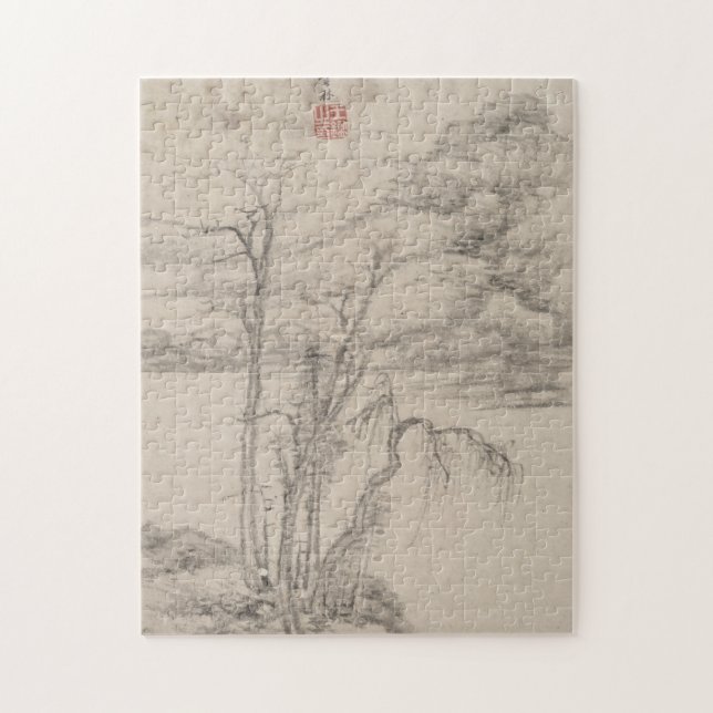 Die Art der verschiedenen Landschaft der alte Puzzle (Vertikal)