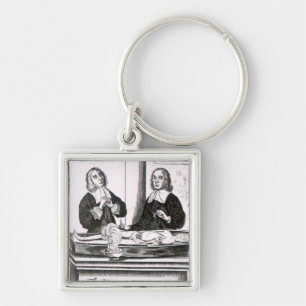 Die Art der Zergliederung des verpestenden Körper Schlüsselanhänger