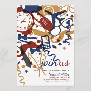 Die Art-Einladung des Mannes Einladung