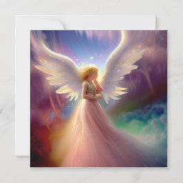 Die Art Rainbow Clouds im Himmel Mitteilungskarte