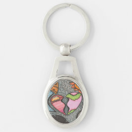 Die Art und Weise des Herzens Schlüsselanhänger