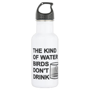 Die Art von Wasser, das Vögel nicht trinken Trinkflasche
