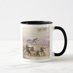 Die Arten und die Gewohnheiten der Affen Tasse