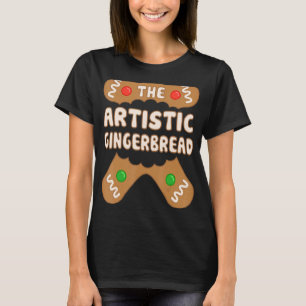 Die Artistic Gingerbread Family Matching Group Chr T-Shirt