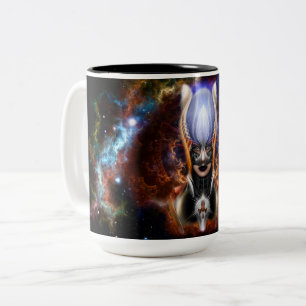 Die Arzookianische Prinzessin von Nebulous Four Zweifarbige Tasse