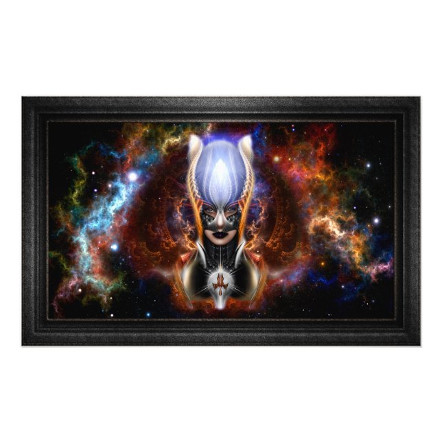 Die arzookische Prinzessin der nebeligen Vier Fotodruck (Vorne)