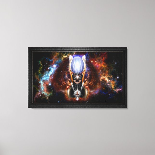 Die arzookische Prinzessin der nebeligen Vier Leinwanddruck (Vorderseite)