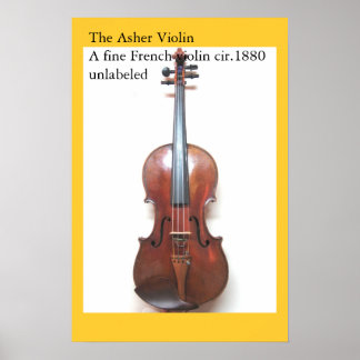 Die Asher Violin Poster