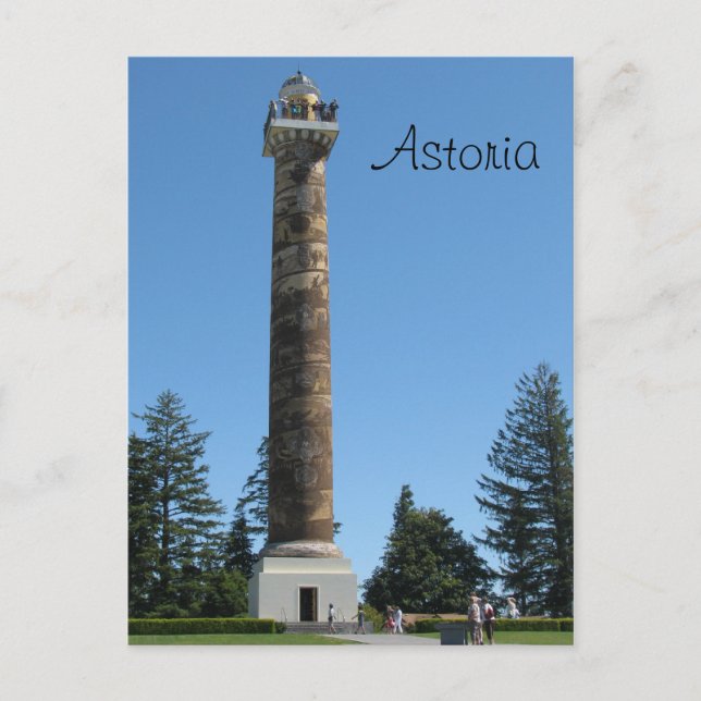 Die Astoria-Säule Postkarte (Vorderseite)