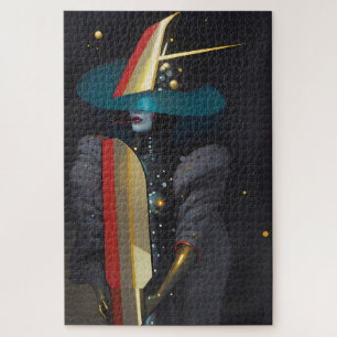 Die Astro-Hexe surfen Puzzle