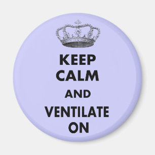 Die Atemtherapie gibt "Behalt Ruhe und.." Magnet