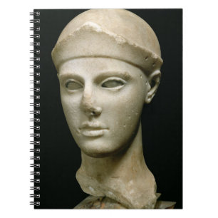 Die Athene von Aegina, einen Sturzhelm tragend, Notizblock