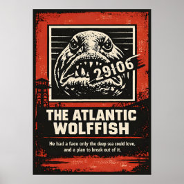 Die Atlantic Wolffish Escape Konzeptkunst Poster