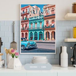 die Atmosphäre in Havanna Poster