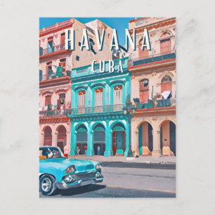 die Atmosphäre in Havanna Postkarte