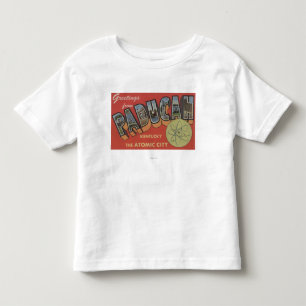 Die Atomstadt - große Buchstabe-Szenen Kleinkind T-shirt