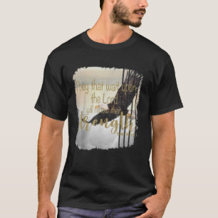 Die auf den Herrn warten Christlicher Glaube Vinta T-Shirt