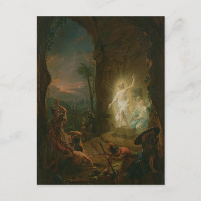 Die Auferstehung, 1763 Postkarte (Vorderseite)