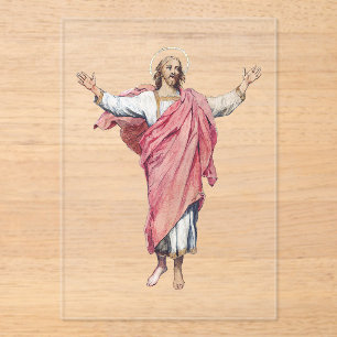Die Auferstehung Christi Heiliges Meisterwerk Acryleinladungen