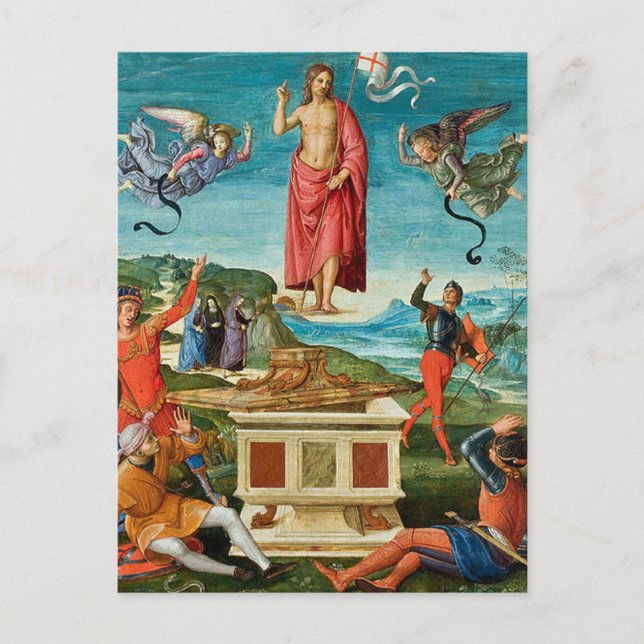 'Die Auferstehung Christi' Postkarte (Vorderseite)