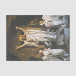 Die Auferstehung durch Carl Bloch, religiöse Kunst Seidenpapier