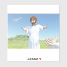 Die Auferstehung Jesus Aufkleber