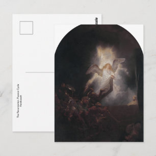 Die Auferstehung, Passionszyklus von Rembrandt Pos Postkarte