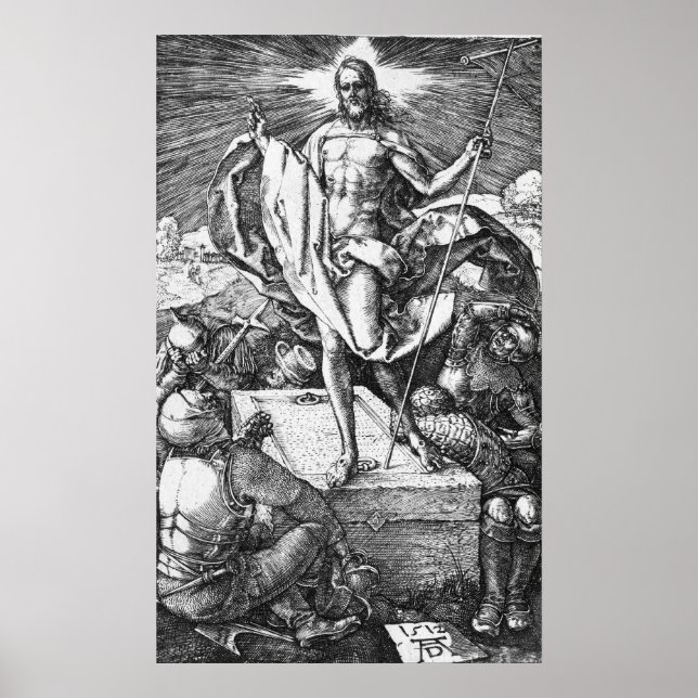 Die Auferstehung von Albrecht Durer Poster (Vorne)