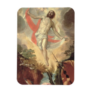 Die Auferstehung von Christus (Öl auf Leinwand) Magnet