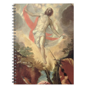 Die Auferstehung von Christus (Öl auf Leinwand) Notizblock