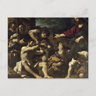 Die Auferstehung von Lazarus, c.1619 Postkarte