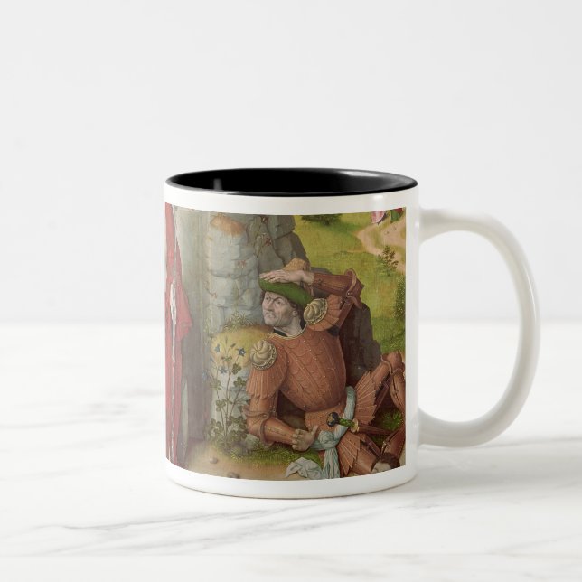 Die Auferstehung Zweifarbige Tasse (Rechts)