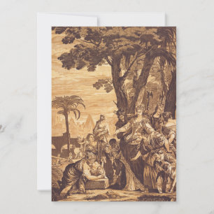 Die Auffindung des Moses aus dem Buch Exodus Dankeskarte