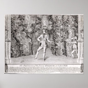 Die Aufführungen des berühmten Poster