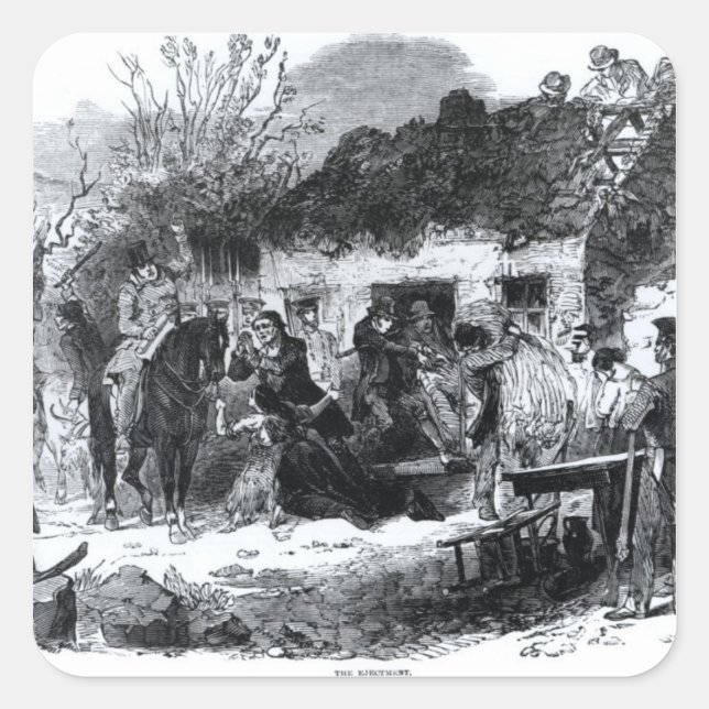 Die Aufgabe Quadratischer Aufkleber (Vorderseite)