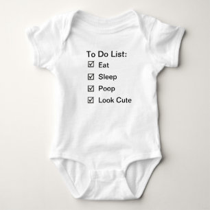 Die Aufgaben des Babys Baby Strampler