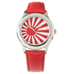 Die aufgehende Sonne-Flagge Armbanduhr