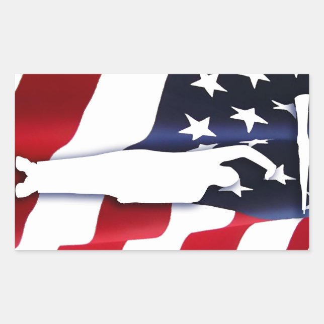 Die Aufkleber für die amerikanische Patriot-Bohrma (Vorderseite)